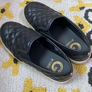 G By Guess Black Slipons